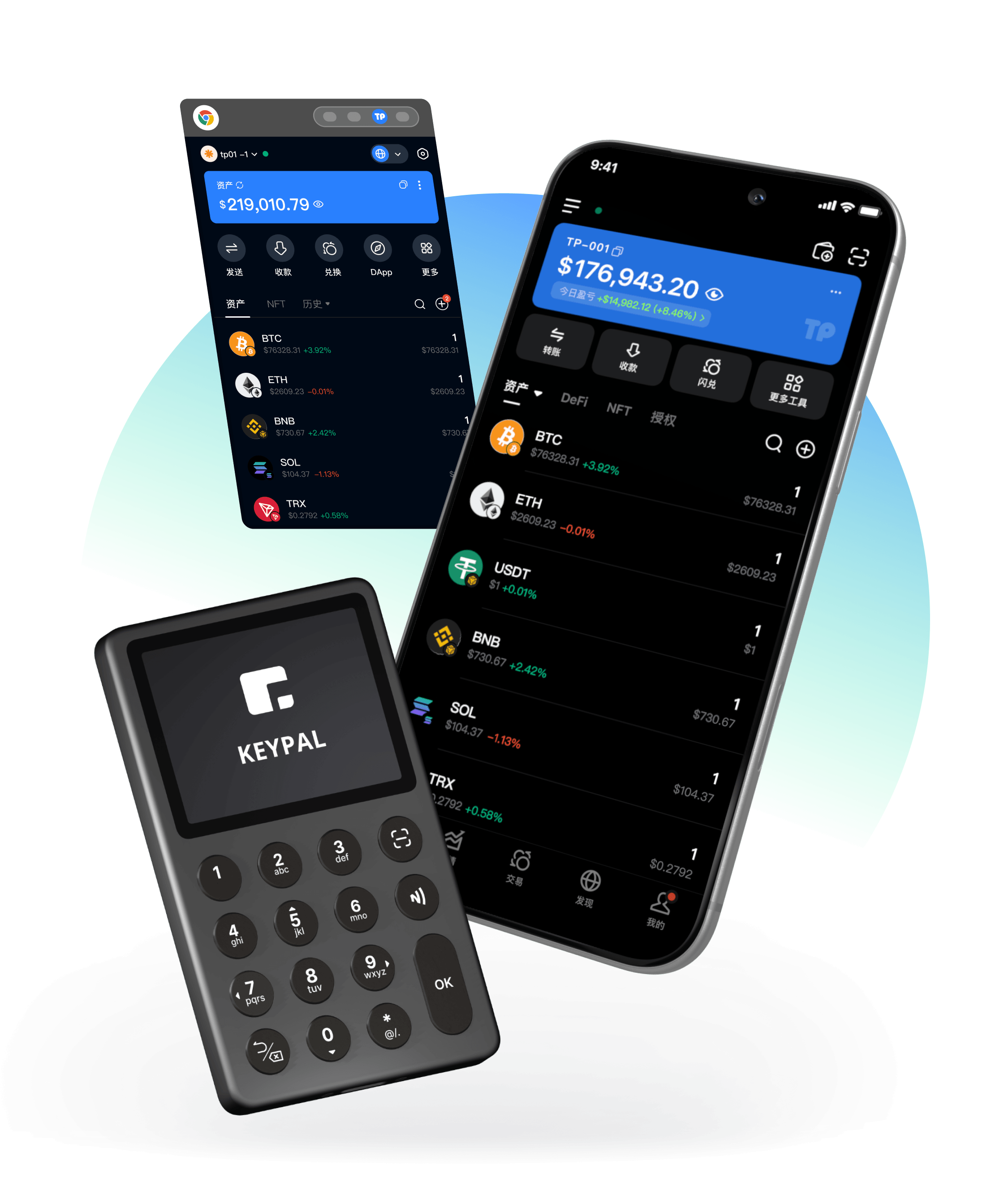 TokenPocket資產錢包 Web3 生態主視覺